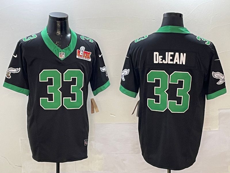 Men Philadelphia Eagles #33 DeJean Black Retro three generations 2025 Nike Limited NFL Jersey style 1->philadelphia eagles->NFL Jersey